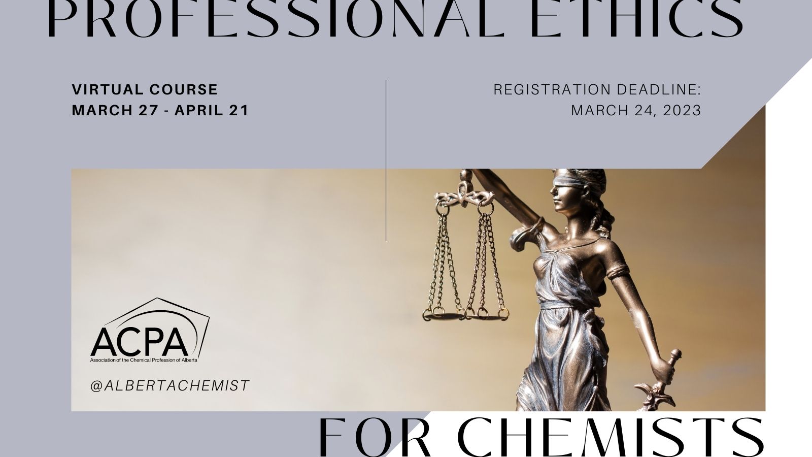 Banner 1 - ACPA Professional Ethics for Chemists Course